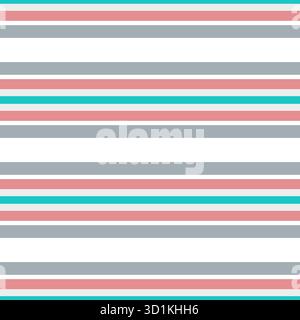 Flacher gestreifter Hintergrund im Vintage-Design Stock Vektor