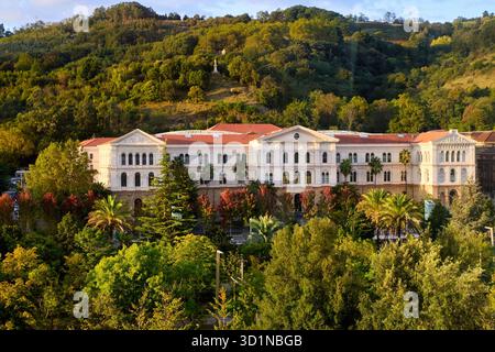 Universität Deusto, Blick vom Iberdrola-Turm, Bilbao, Baskenland, Spanien Stockfoto