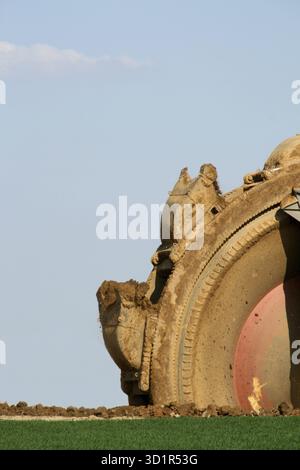 Braunkohle Tagebau / Braunkohle Tagebau Stockfoto