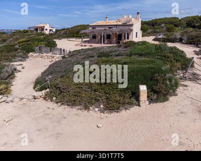 ETS Observatoris, S Estalella, Llucmajor, Mallorca, Balearen, Spanien Stockfoto