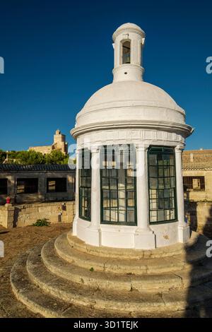 Die Sanitärbefestigung Lazareto de Maó (Krankenhaus Maó), Menorce, Spanien Stockfoto