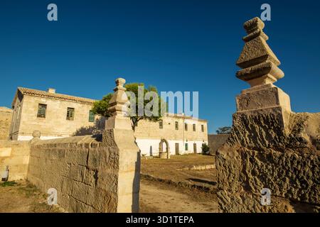 Die Sanitärbefestigung Lazareto de Maó (Krankenhaus Maó), Menorce, Spanien Stockfoto