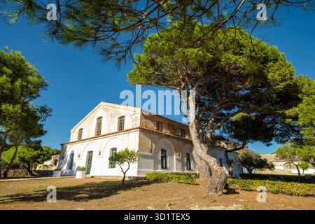 Die Sanitärbefestigung Lazareto de Maó (Krankenhaus Maó), Menorce, Spanien Stockfoto