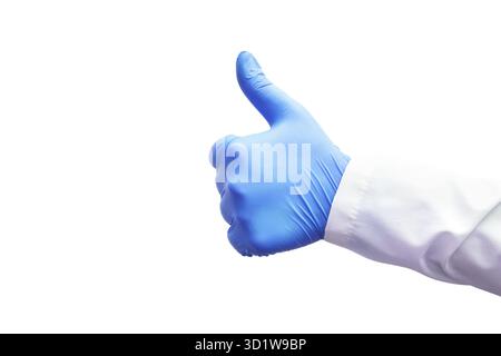 Medizinischer Handschuh. Chirurgische Arzthand. Medizin medizinische Operationsgeräte Stockfoto