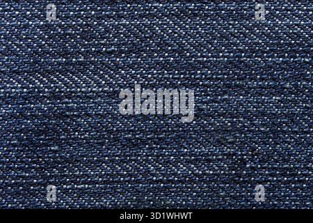Blaue jeansstruktur. Leerer Textilinhalt aus Denim. Weiches Material Stockfoto