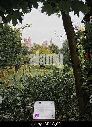 Jüdischer Friedhof Worms, Heiliger Sand, Rheinland-Pfalz Stockfoto