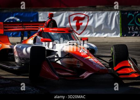 NTT INDYCAR SERIE 2025: Acura Grand Prix von Long Beach David Malukas Stockfoto