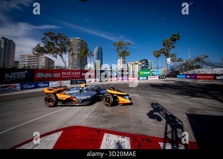 NTT INDYCAR SERIE 2025: Acura Grand Prix von Long Beach Nolan Siegel Stockfoto