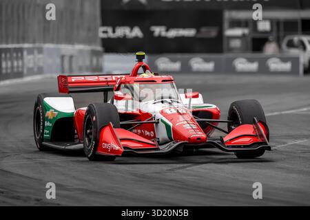 NTT INDYCAR SERIE 2025: Acura Grand Prix von Long Beach Robert Shwartzman Stockfoto