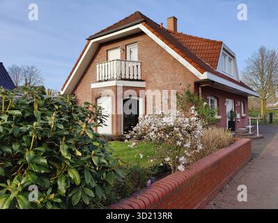 Einfamilienhaus, Kevelaer, Niederrhein, Nordrhein-Westfalen, Deutschland, Europa Stockfoto
