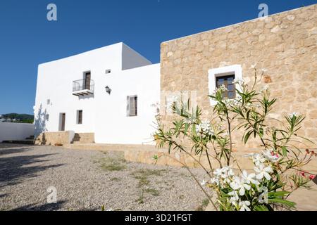 Traditionelles Haus, Museum für Ethnographie von Eivissa, Can Ros - Puig de Missa, Santa Eulària des RiuIbiza, Balearen, Spa Stockfoto