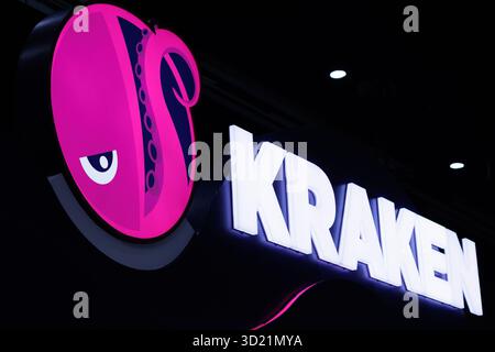 Kraken Energy Tech Plattform basierend auf fortschrittlichen Daten- und maschinellen Lernfunktionen von Octopus Energy. 10. September 2025, Bangkok, THAILAND. Stockfoto