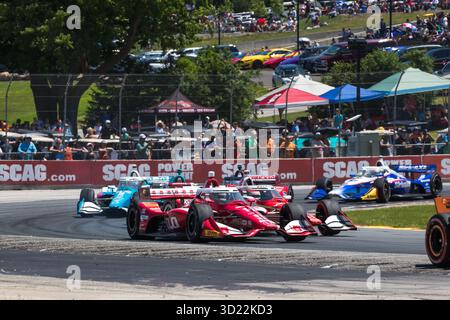 NTT INDYCAR SERIE 2025: XPEL Grand Prix Alex Palou Stockfoto