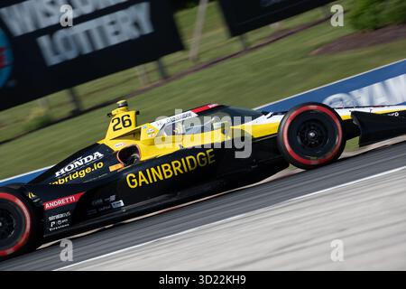 NTT INDYCAR SERIE 2025: XPEL Grand Prix Colton Herta Stockfoto