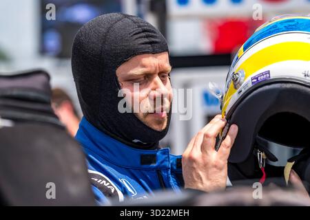 NTT INDYCAR SERIES 2025: Sukup INDYCAR Race Weekend Felix Rosenqvist Stockfoto