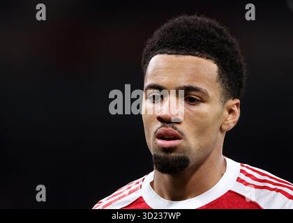 London, Großbritannien. Oktober 2025. Ethan Nwaneri von Arsenal beim Spiel Arsenal gegen Brighton und Hove Albion Carabao Cup im Emirates Stadium in London. Der Bildnachweis sollte lauten: David Klein/Sportimage Credit: Sportimage Ltd/Alamy Live News Stockfoto