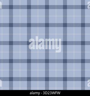Minimales Blauweißes Karomuster Stock Vektor