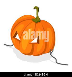 3D Isometrischer flacher Satz Halloween Gesichtsmasken, Karnevalskostüme. Punkt 2 Stockfoto