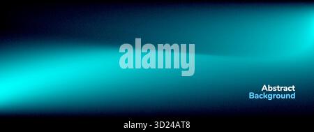 Minimaler abstrakter Hintergrund mit blauer Abstufung. Glatte Linien, sanftes Leuchten und fließende Formen schaffen einen stilvollen, modernen Vektor, der sich perfekt für Banner eignet Stock Vektor