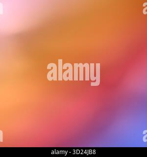 Abstrakter, verschwommener Hintergrund mit warmen Tönen und weichen Übergängen Stockfoto