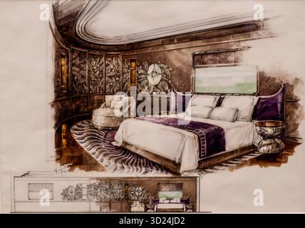 DIE RENAISSANCE DES ORIENT EXPRESS PARIS Stockfoto