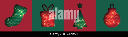 Weihnachten-Vektor-illustration Stock Vektor