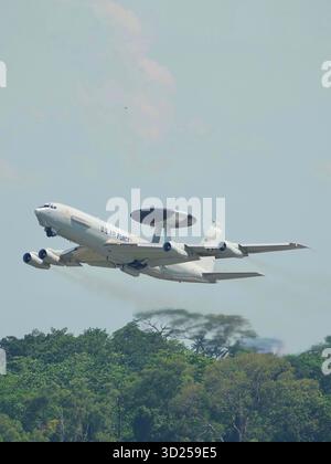 USAF Boeing E-3 Sentry von Tinker AFB, Oklahoma Stockfoto