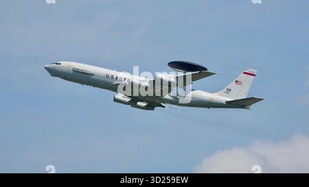USAF Boeing E-3 Sentry von Tinker AFB, Oklahoma Stockfoto