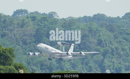 USAF Boeing E-3 Sentry von Tinker AFB, Oklahoma Stockfoto