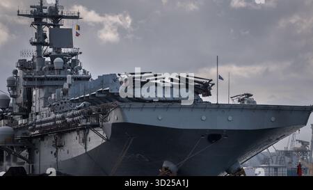 SCHIFF DER US NAVY Stockfoto