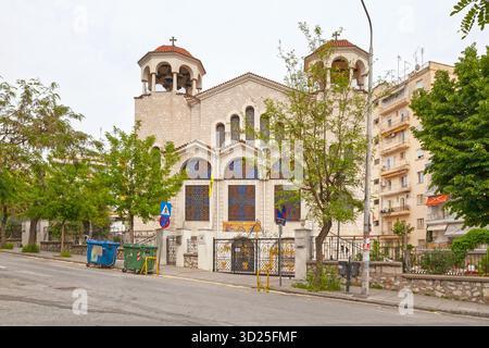 Kirche Panagia Faneromeni (griechisch Ιερός Ναός Παναγίας Φανερωμένης) in Thessaloniki, Griechenland. Stockfoto