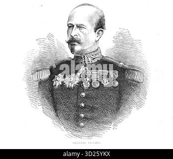 General Louis-Jules Trochu, Präsident der Regierung für nationale Verteidigung Stockfoto