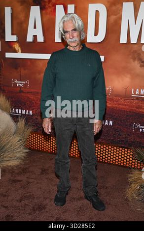 Los Angeles, USA. 30. Oktober 2025. Sam Elliott kommt am 30. Oktober 2025 zum „Landman“ Staffel 2 Roten Teppich im Academy Museum in Los Angeles, CA. © LISA OConnor/ Credit: AFF/Alamy Live News Stockfoto