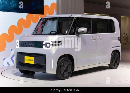Tokio, Japan. 30. Oktober 2025. Daihatsu K-Vision auf der Japan Mobility Show 2025. Die Japan Mobility Show (JMS) 2025, die vom 29. Oktober bis 3. November auf der Tokyo Big Sight stattfand, markierte eine mutige Entwicklung von der traditionellen Tokyo Motor Show zu einer globalen Ausstellung für Mobilität der nächsten Generation. Quelle: SOPA Images Limited/Alamy Live News Stockfoto