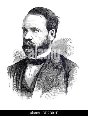 Louis Pasteur geb. 27. Dezember 1822 in Dole, gest. 28. September 1895 in Villeneuve-létang bei Paris war ein französischer Chemiker, Physiker, Bioche Stockfoto