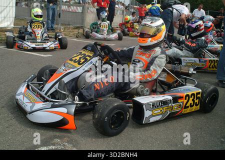 2002 – Nico Hulkenberg – Karting – Circuit Gabriel Thirouin – Frankreich – FRA Stockfoto