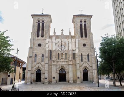 Eine Fernando-Kathedrale in San Antonio, Texas Stockfoto