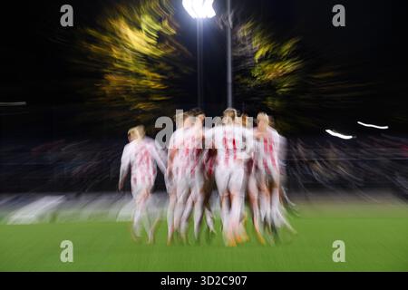 KÖLN, DEUTSCHLAND - 31. OKTOBER 2025: Das Spiel der Frauen-Bundesliga 1.FC Köln gegen 1. FC Nürnberg im Franz Kremer Stadion Stockfoto