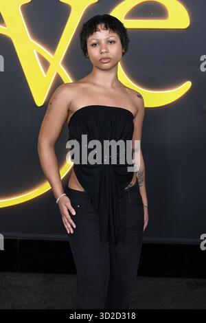 Oktober 2025, Los Angeles, CA, USA: LOS ANGELES - 28. OCT: Myha'la bei der Premiere von „I Love LA“ im Paramount Theatre am 28. Oktober 2025 in Los Angeles, CA (Credit Image: © Kay Blake/ZUMA Press Wire) NUR ZUR REDAKTIONELLEN VERWENDUNG! Nicht für kommerzielle ZWECKE! Stockfoto