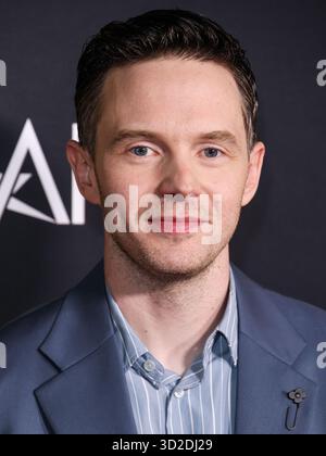 HOLLYWOOD, LOS ANGELES, KALIFORNIEN, USA - 24. OKTOBER: Der kanadische Schauspieler und Regisseur Mark O'Brien kommt beim AFI (American Film Institute) fest 2025, das von Canva präsentiert wurde - Premiere von Sony Pictures Classics' 'Nürnberg', das am 24. Oktober 2025 im TCL Chinese Theatre IMAX in Hollywood, Los Angeles, Kalifornien, USA stattfand. (Foto: Xavier Collin/Image Press Agency) Stockfoto