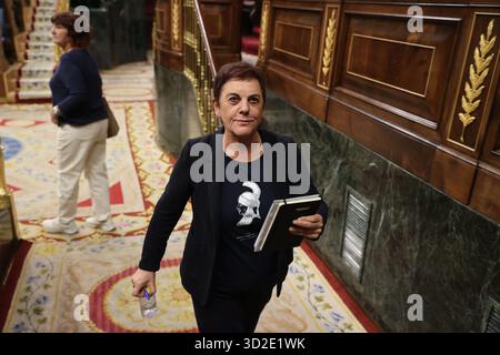 Madrid, 22.10.2025. Abgeordnetenkongress. Plenartagung für die Aufsicht der Regierung und dringende Anfragen. Foto: Jaime García. ARCHDC. Quelle: Album / Archivo ABC / Jaime García Stockfoto