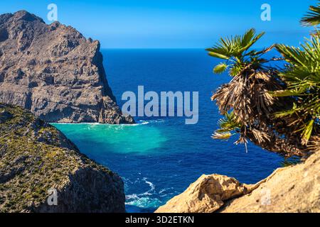 Aussichtspunkt der Klippen auf der Halbinsel Cap Formentor. Insel Mallorca. Balearen in Spanien. Stockfoto