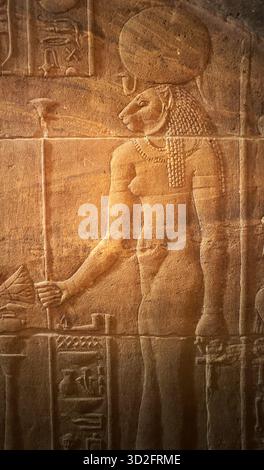 Kunst, Tempel von Philae, Assuan, Ägypten Stockfoto