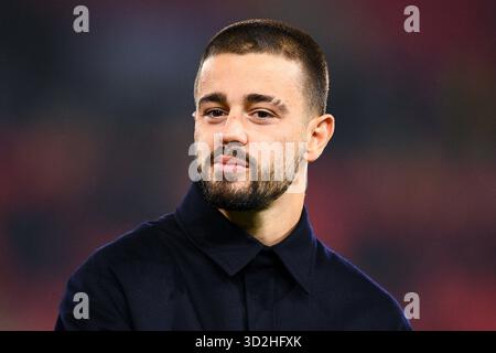 Cremona, Italien. November 2025. CREMONA, ITALIEN - 1. NOVEMBER: Edon Zhegrova von Juventus FC während des Spiels der Serie A zwischen US Cremonese und Juventus FC im Stadio Giovanni Zini am 1. November 2025 in Cremona, Italien. (Foto: Alberto Gandolfo/BSR Agency) Credit: BSR Agency/Alamy Live News Stockfoto
