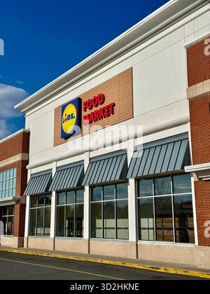 Lidl Food Store Market in Glenmont Matyland Stockfoto