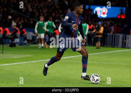 Paris, Frankreich. November 2025. PSG's Ousmane Dembele 2025-26 während des Spiels der französischen Fußball-Liga 1, PSG gegen Nizza im Parc des Princes Stadium, Paris, Frankreich am 1. November 2025. Foto: Henri Szwarc/ABACAPRESS.COM Credit: Abaca Press/Alamy Live News Stockfoto
