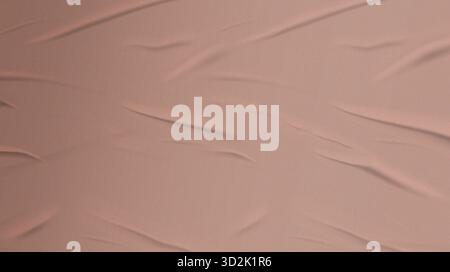 Rosafarbener Hintergrund mit Papierstruktur. Hintergrund und Hintergrund mit pinkfarbener Papierstruktur. Pinkfarbener Texturhintergrund aus verklebtem Papier. Einfacher STYLE. Zartes Rosa Stockfoto