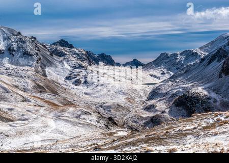 Am Fuße des Mount Oronaye, im wunderschönen Ubayette-Tal, Lake Reculaye Stockfoto