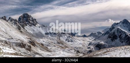 Am Fuße des Mount Oronaye, im wunderschönen Ubayette-Tal, Lake Reculaye Stockfoto
