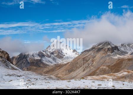 Am Fuße des Mount Oronaye, im wunderschönen Ubayette-Tal, Lake Reculaye Stockfoto